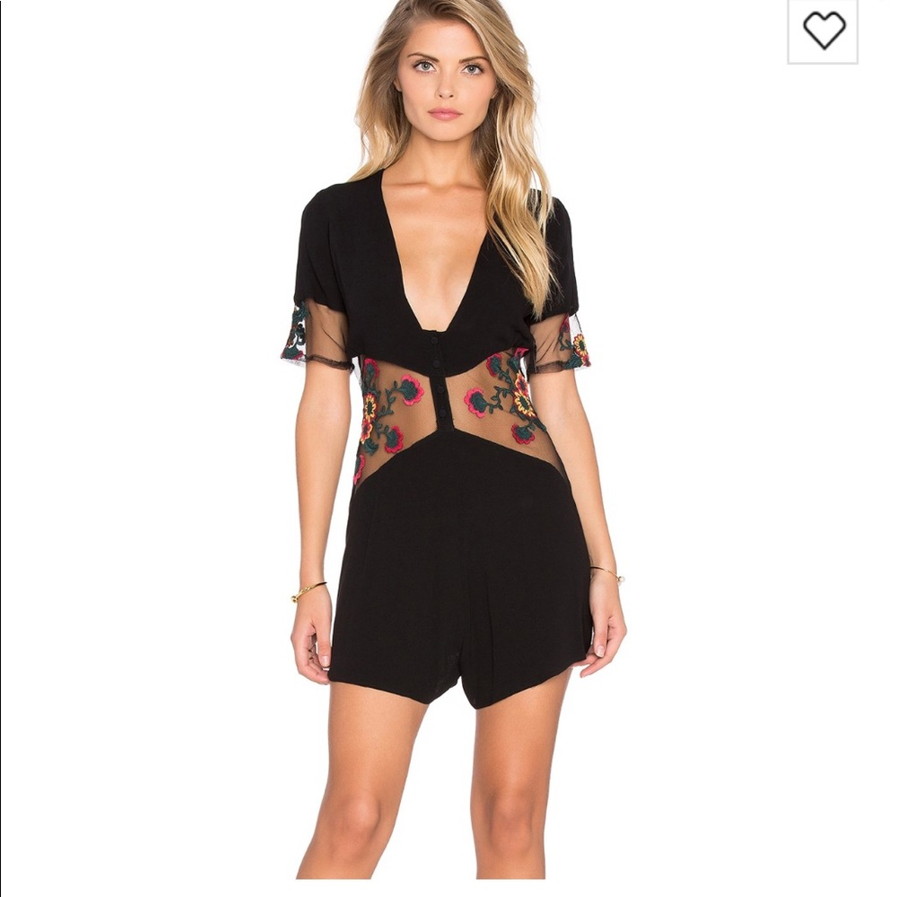 For love and lemons black romper.